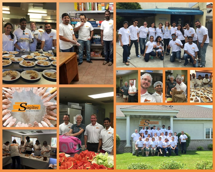 Sagitec employees volunteer across the United States