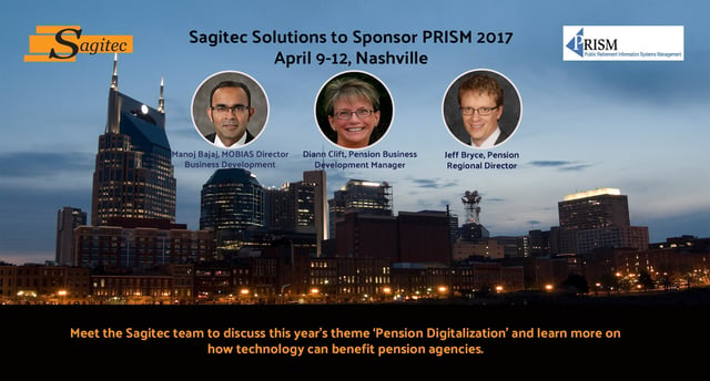 Pension administration, MOBIAS mobile app, Knowledge management, PRISM conference, sponsors at PRISM