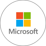 microsoft logo round